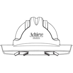 Frontier -  Broad Brim Hard Hat White vented With Achieve logo | 9322297301549