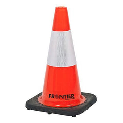 Frontier -  Frontier Traffic Cone Reflect FluroOrange 450mm 150mm Class 1 Ref –white tape | 9322297101354