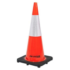 Frontier -  Frontier Traffic Cone Reflect Fluro Orange 700mm, 250mm Class1 Reflective–White tape | 9322297060255