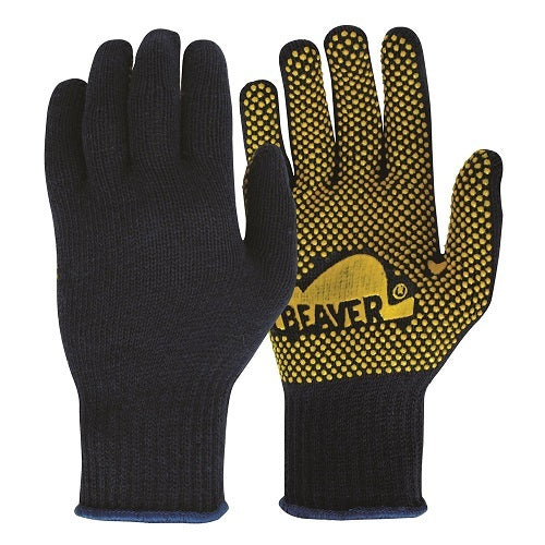 Frontier -  Glove Knit Cotton Polka Dot Blue/Yellow Size Medium | 9322297058900