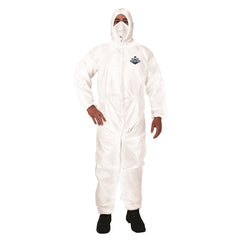 Frontier -  Disposable Coverall Frontier Microporous Type 5b & 6b White Size Small | 9322297096384