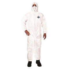 Frontier -  Disposable Coverall Frontier Microporous Type 5b & 6b White Size Medium | 9322297096407