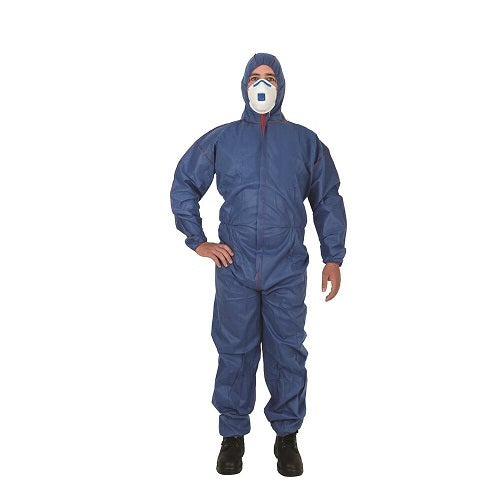 Frontier -  Coverall Disp Shield SMS Type 5 & 6 Blue Size 3 Extra Large | 9322297060293