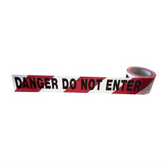 Frontier -  Frontier Barrier Safety Tape DANGER DO NOT ENTER Red White 100M Roll | 9322297098715