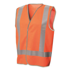 Frontier - Day/Night Safety Vest  Recycled Orange Size 4XL | FRDNRVESTOOR4XL