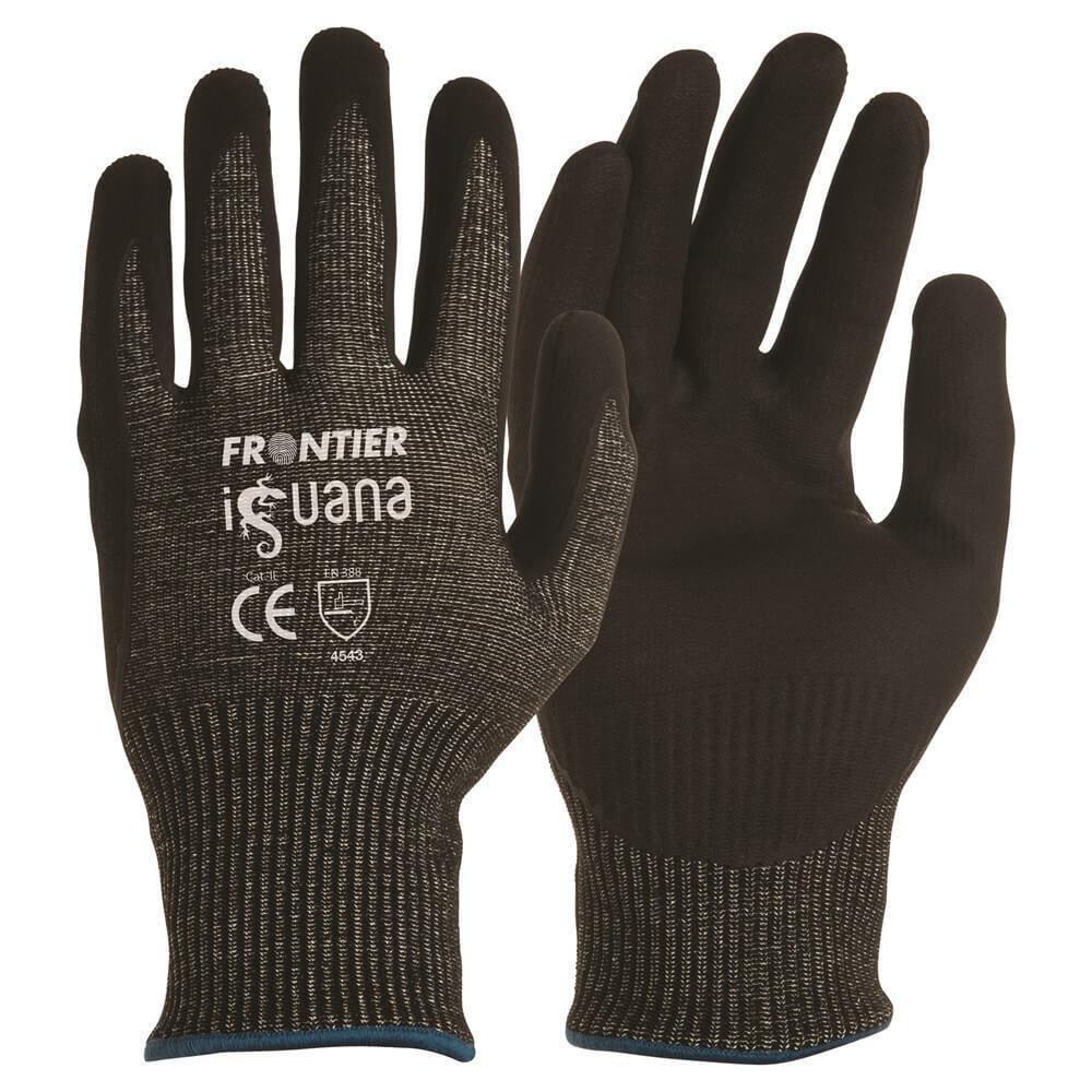 Frontier -  Glove Frontier Iguana Cut C Nitrile Black Size Extra Small | 9322297203935