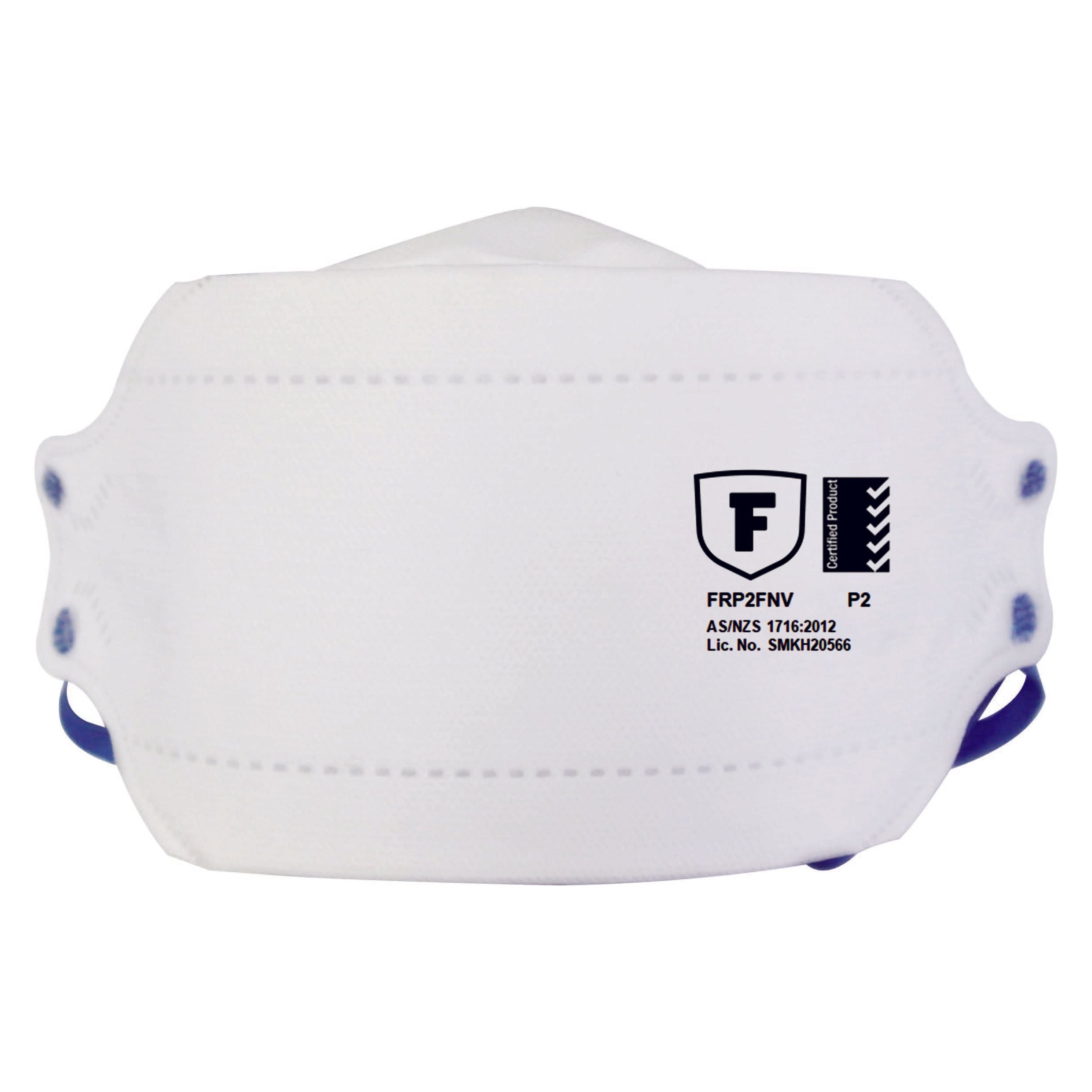 Frontier -  Frontier P2 Flat Fold Respirator no valve, 20 units per box | 9322297096230
