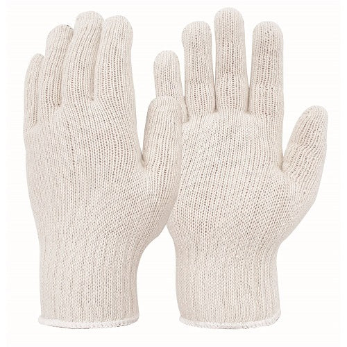 Frontier -  Glove- Knitted Polycotton White Mens | 9322297080680