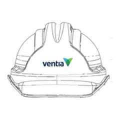 Frontier -  Frontier Tuffgard Vented Hard Hat Ventia Logo White | 9322297222080
