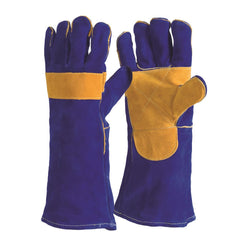 Frontier -  Gauntlet Blue Welders c/w Reinforced Palm. Blue One Size Fits All | 9322297068060