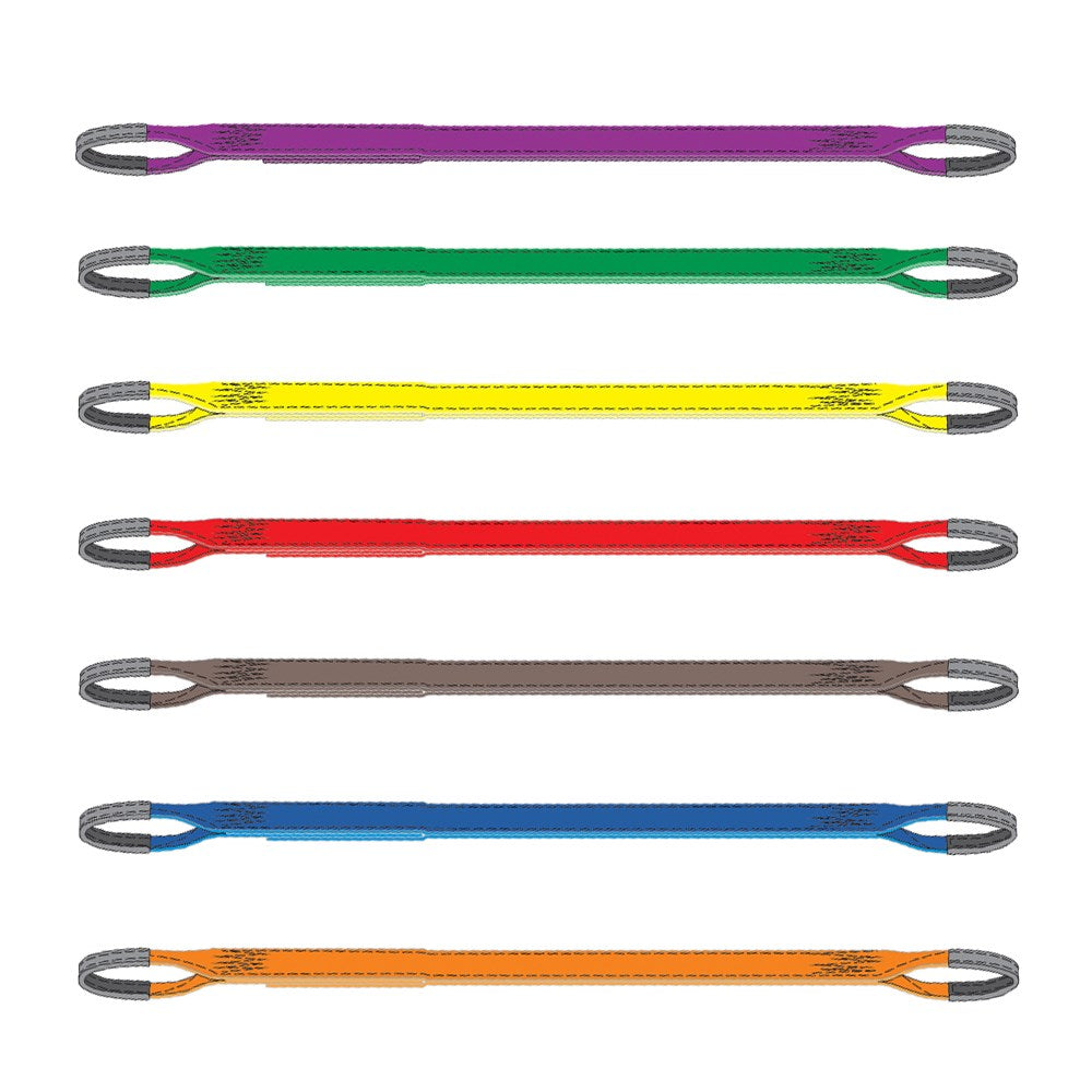 Beaver - Websling Flat 2Ply  90mm 3000kg x 6.0mtr | FS-2-3000X6