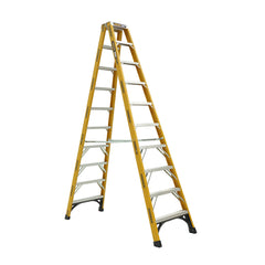 Gorilla - Double sided A-frame ladder 3.0m (10ft) Fibreglass 180kg Heavy Duty Industrial | FSM010-HD