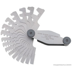 Fuji Tool - Acme screw pitch gauge 16 leaves (1-12tpi) | FT29730