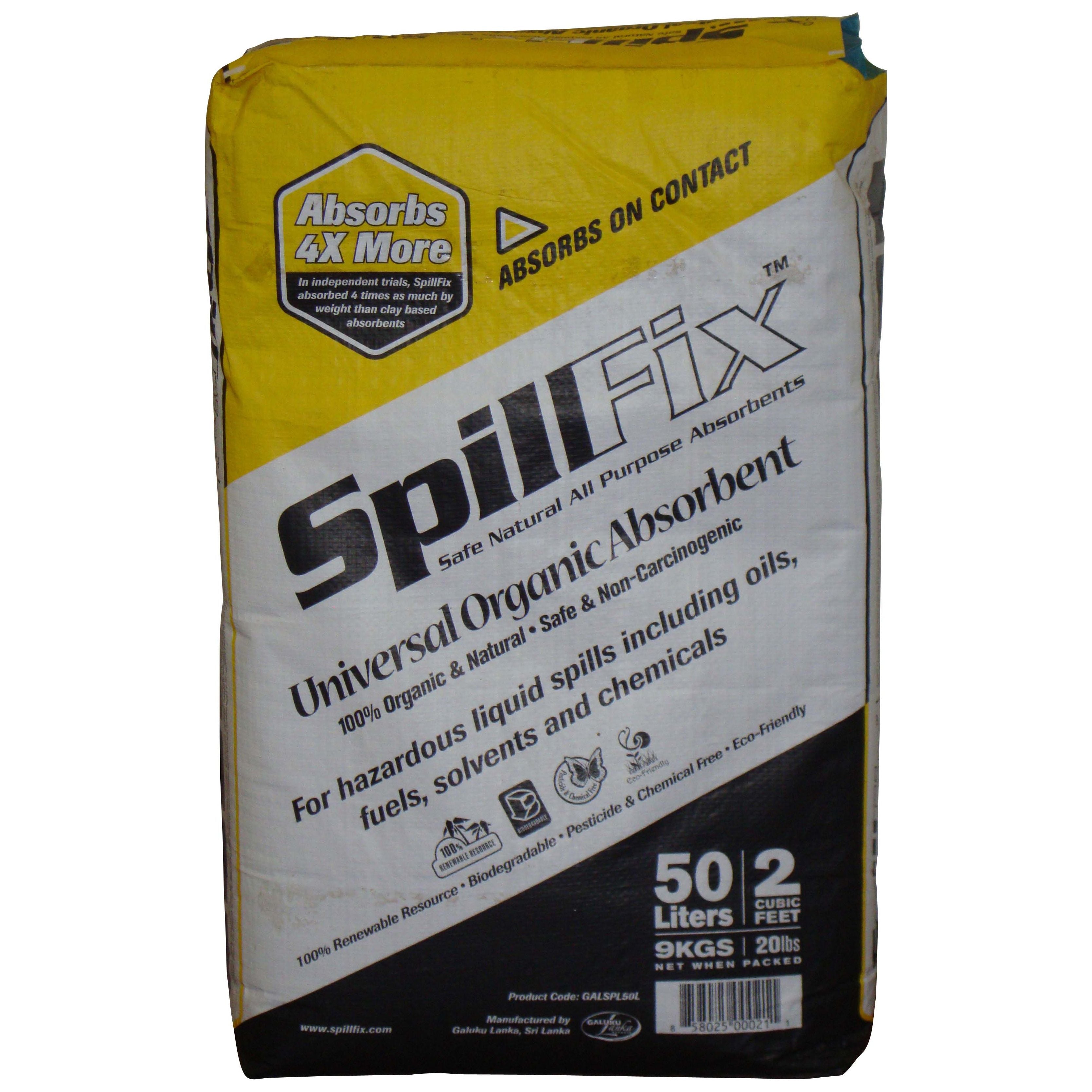 Garrick Herbert - Spillfix Universal Organic Coir Absorbent - 50 Ltr | FX50L