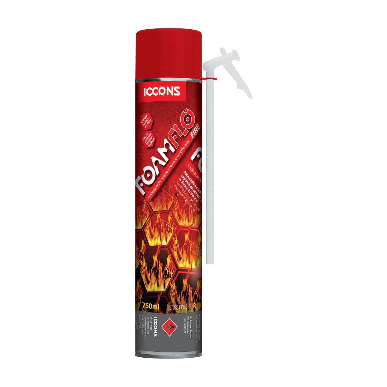 ICCONS® - Foam Flo Fire Retardant 750Ml | FOAMFLO-FIRE