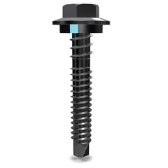 Bremick - Polycut Self Drilling Screw Hex B8 with Polycarbonate Seal 6.2-14 x 50mm (Box of 250)