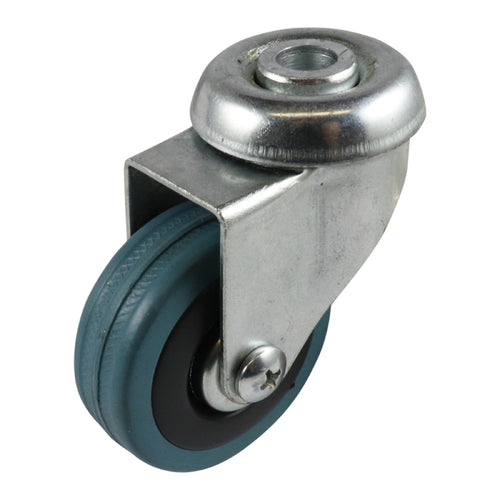 EHI - 50mm Grey Rubber Bolt Hole Castor | G10A33G50-V2