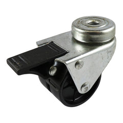 EHI - 50mm Black Polypropylene Twin Bolt Hole Brake Castor | G20W00G50