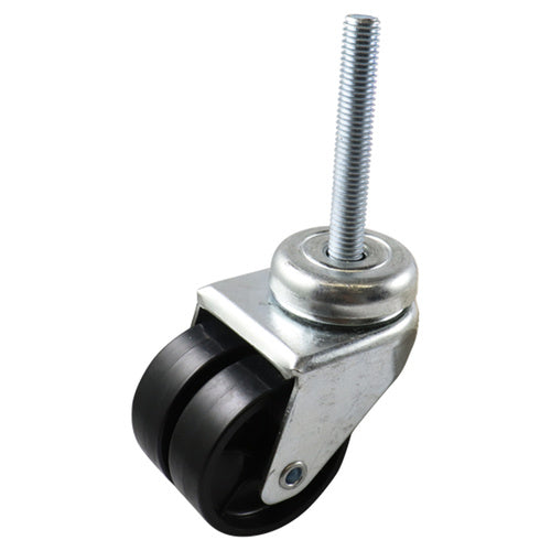 EHI - 50mm Twin Black Polypropylene Wheel Expbolt | G24A00G50A