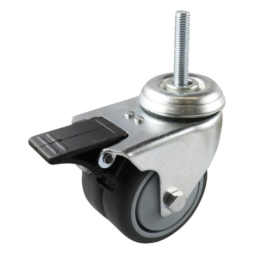 EHI - 75mm Swiv T/lock Grey Rubb M12 Bolt | G24T33K75A