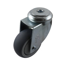 EHI - 75mm Grey Rubber Bolt Hole Castor | G61AZ44K75