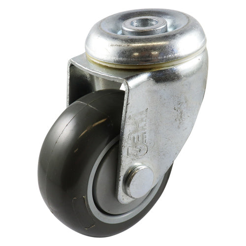 EHI - 75mm Grey Urethane Bolt Hole Castor | G61AZ45K75