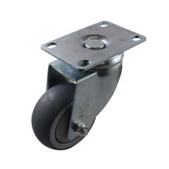 EHI - 75mm Grey Rubber Swivel Plate Castor | G62AZ44K75