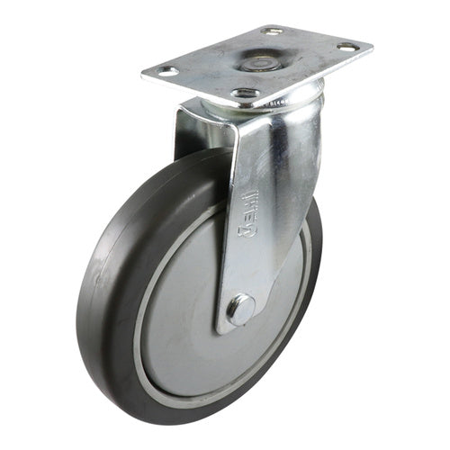 EHI - 150mm Grey Urethane Swivel Plate Castor | G62AZ45K150