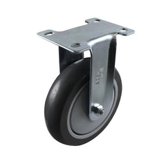 EHI - 125mm Grey Urethane Fixed Plate Castor | G63AZ45K125