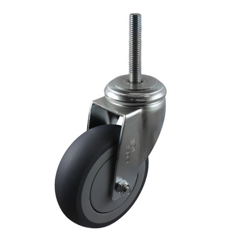 EHI - 100mm Grey Rubber Swivel Expbolt Fitted | G64AZ44K100