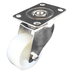 EHI - SS 75mm White Nylon Swivel Plate Castor | G72AS48G75