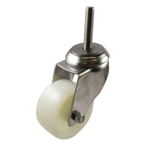 EHI - S/s 75mm White Nylon Expbolt Castor | G74AS48G75A