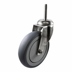 EHI - S/s 125mm Grey Rubber Expbolt Castor | G74AS62K125A
