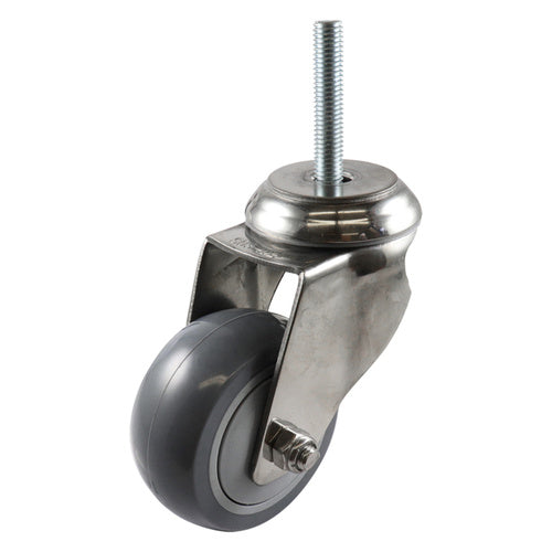 EHI - SS 75mm Grey Urethane Expbolt Castor | G74AS63K75A