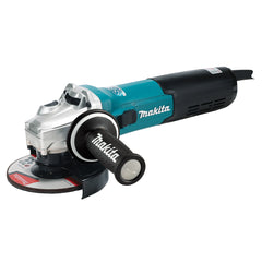 Makita Tools - 125mm (5") Angle Grinder 1900W Active Feedback sensing Technology (AFT) Anti-Restart Protection Soft Start SJSII Anti-Vibration Handle Variable Speed Dial | GA5090X01