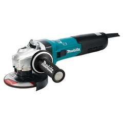 Makita Tools - 125mm (5") Angle Grinder 1900W Active Feedback sensing Technology (AFT) Anti-Restart Protection Soft Start SJSII Anti-Vibration Handle Mechanical Brake Variable Speed Dial | GA5091X01