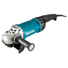 Makita Tools - 180mm (7") Angle Grinder 2400W AFT soft start anti-restart mechanical brake straight handle | GA7070X1
