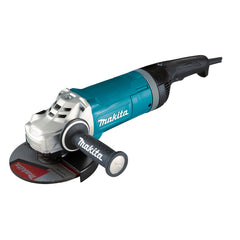 Makita Tools - 180mm (7") Angle Grinder 2400W Soft Start Anti-Restart Anti-Vibration Housing and Side Grip Super Flange | GA7080FX1
