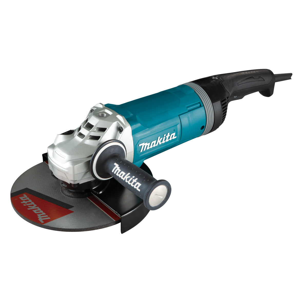 Makita Tools - 230mm (9") Angle Grinder 2400W Soft Start Anti-Restart Anti-Vibration Housing and Side Grip Super Flange | GA9080FX1