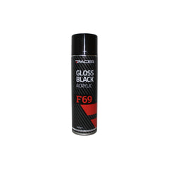 Pacer - F69 Gloss Black Acrylic 400 gram Aerosol | GB400