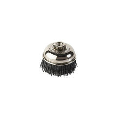 Union Cup Brush Nylon #80 Grit Silicon Carbide 75mm Dia M14 - Carded