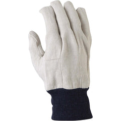 Maxisafe - Cotton Drill Glove - Red Cuff (Pkt 6) - Mens | GCD101-L