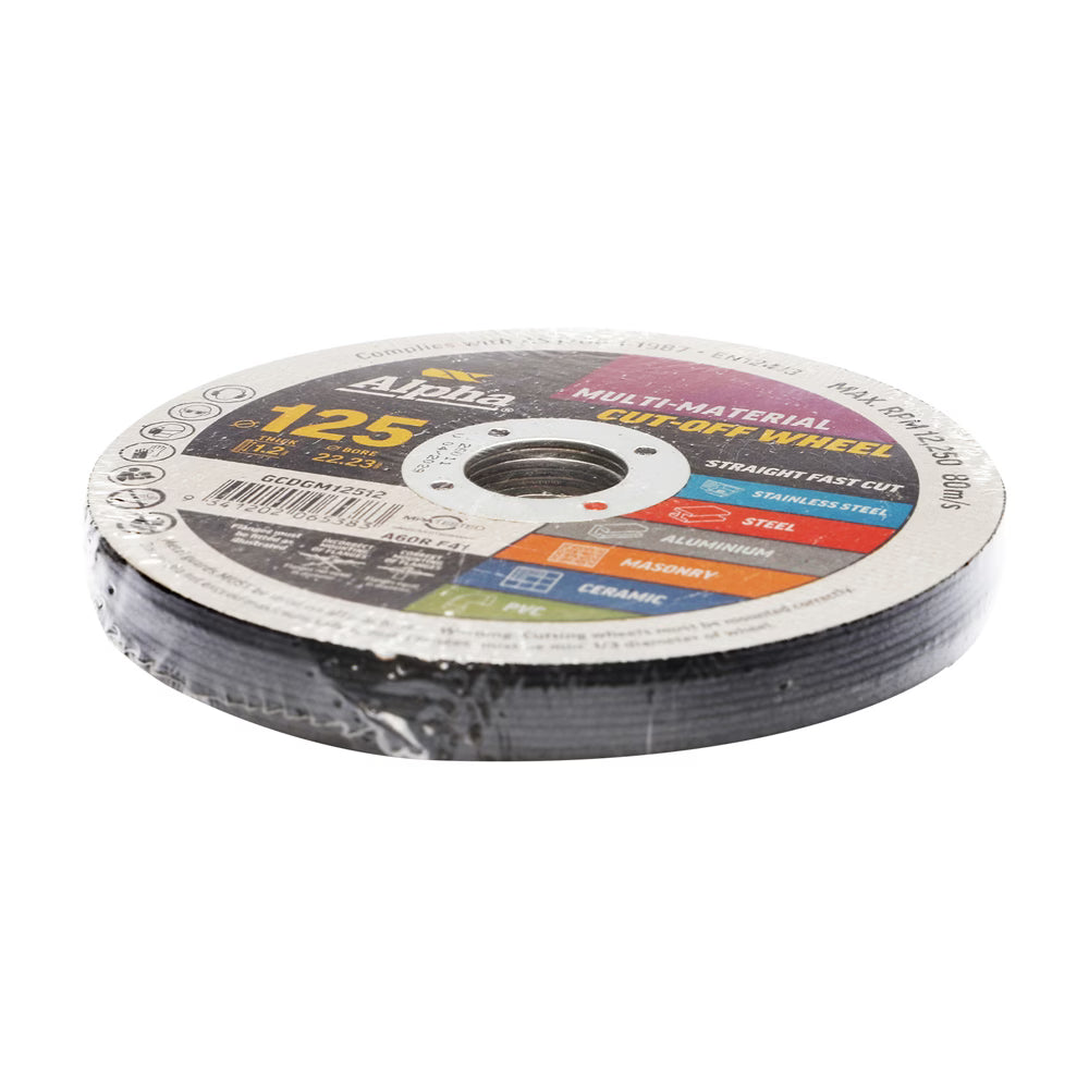 Alpha - Multi-Material Cut-off Wheel 125 x 1.2mm (Box of 10)