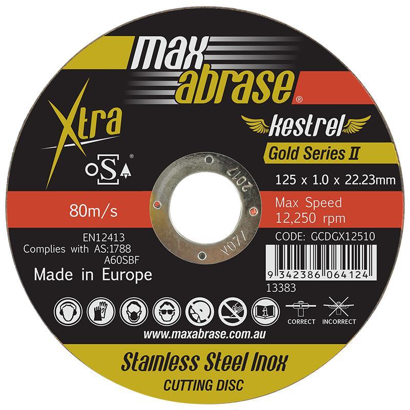 Cutting Disc 125 x 1mm XTRA Tub (Pk 100) Bonus Free Snips