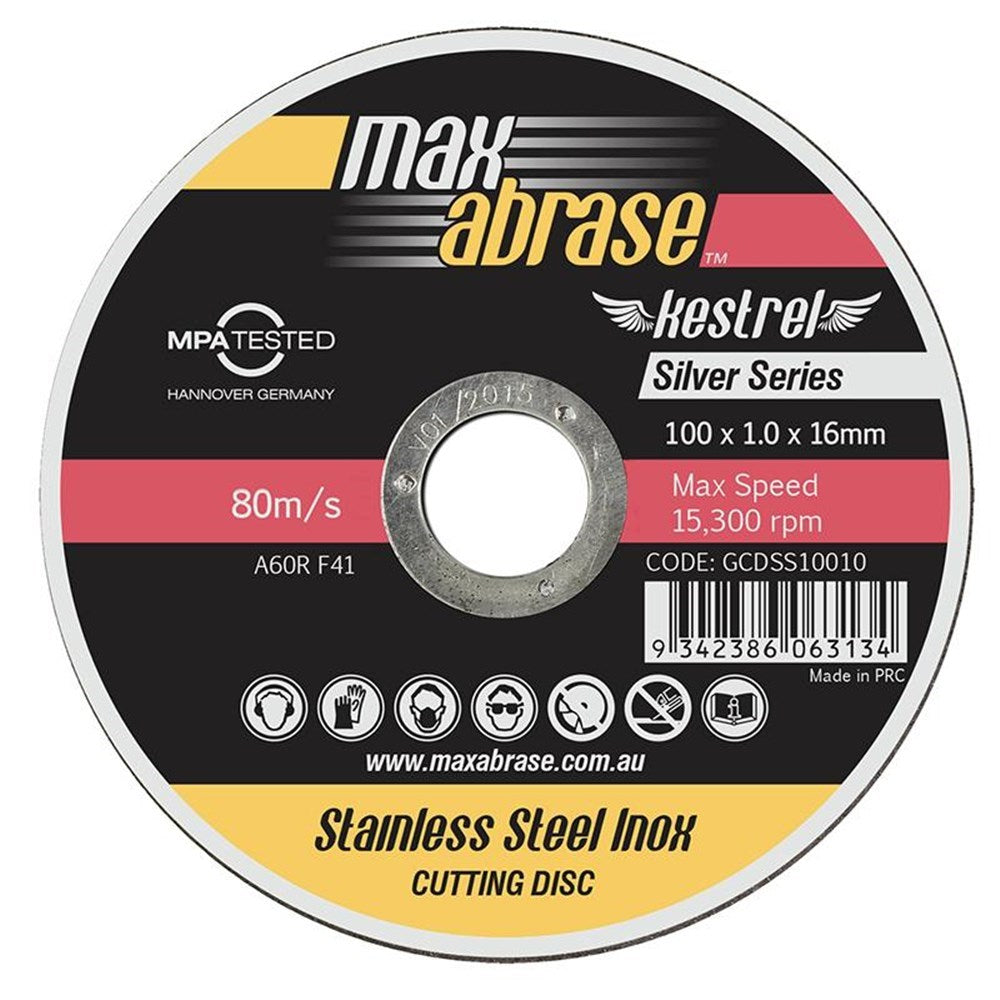 Alpha - Cutting Disc x 1mm Silver Series Bulk (Pkt 25)