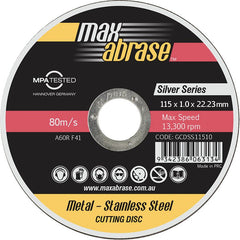 Cutting Disc 115 x 1mm Silver Series Bulk