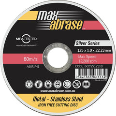 Cutting Disc 125 x 1mm Silver Series Bulk