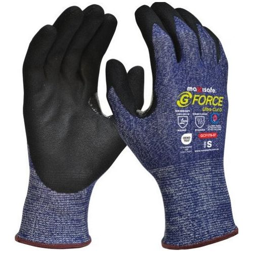 Maxisafe - G-Force Ultra Cut D Resistant Glove - 3XLarge - Light blue