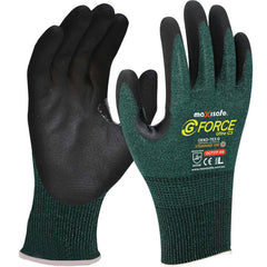 Maxisafe - G-Force Ultra Cut C Thin Nitrile Coated Glove - Medium Green | GCT177-08-01