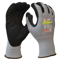 Maxisafe Black Knight Dri-Grip Cut B glove with Gripmaster Coated Palm | GDG291 Small